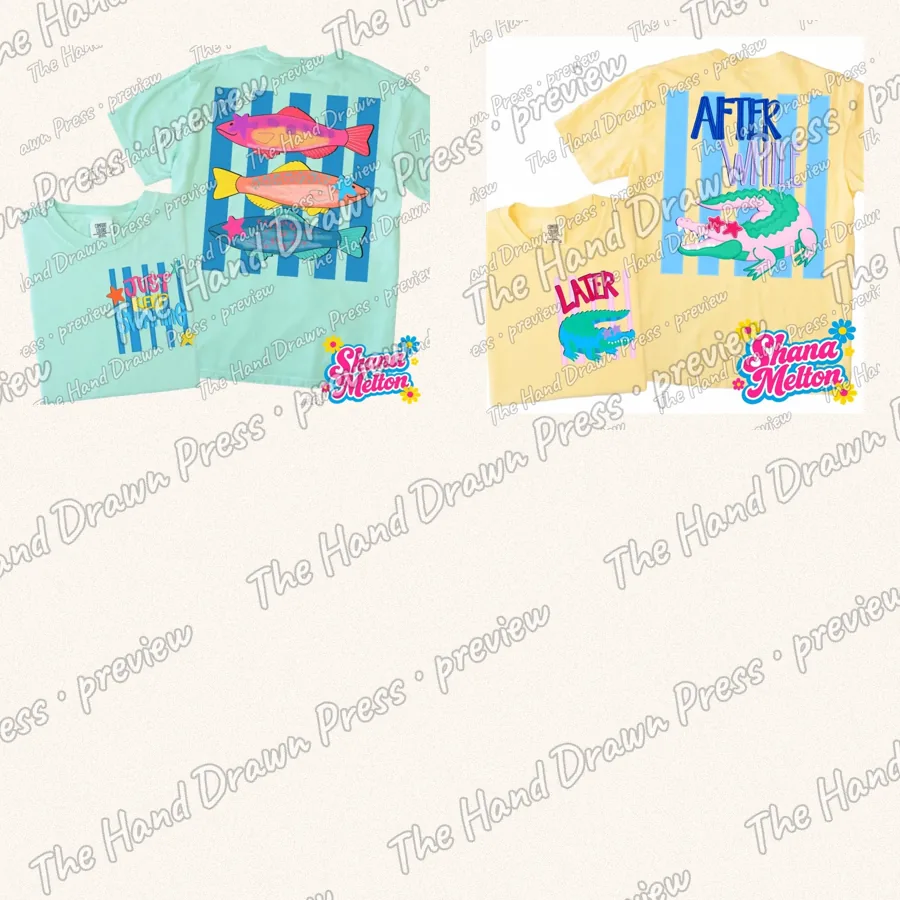 Later Gator Coastal Bundle: 2 PNG designs for shirts