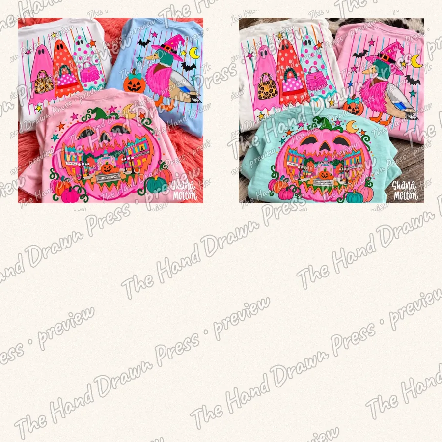 Sassy Spooky and Boujie Bundle: 2 hand drawn PNG designs