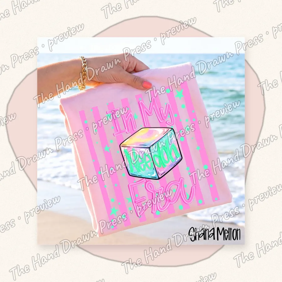 Butter Box Stripes hand drawn PNG design