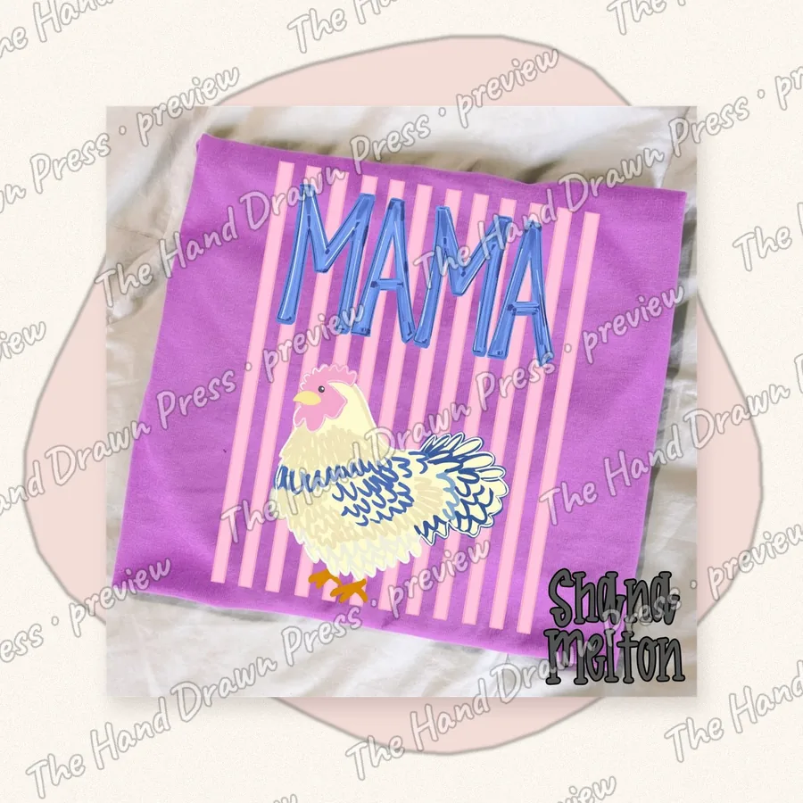 Doodle Mama hand drawn PNG design