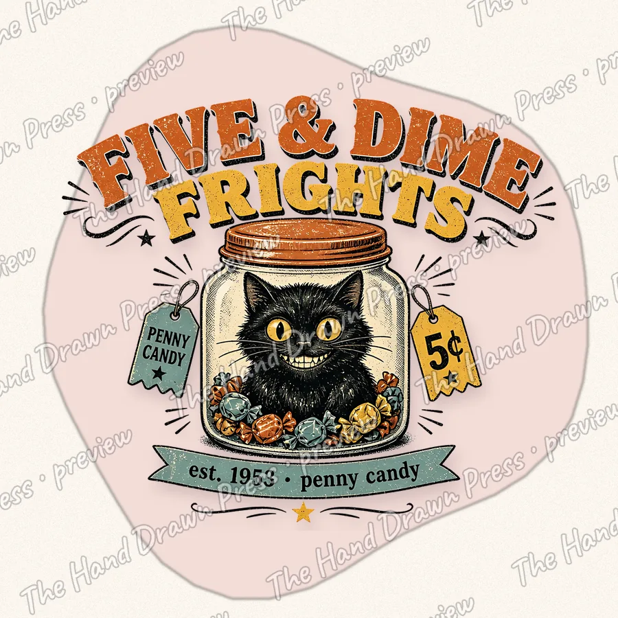 Five and Dime Frights Black Cat