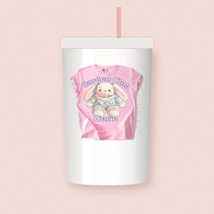 Garden Club Cutie design on a 20 oz tumbler