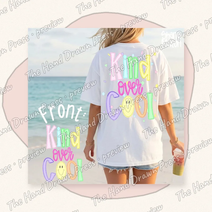 King of Cool hand drawn PNG design