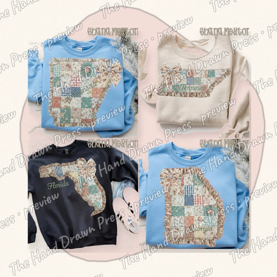 Quilted Ruffle State Patchwork 7