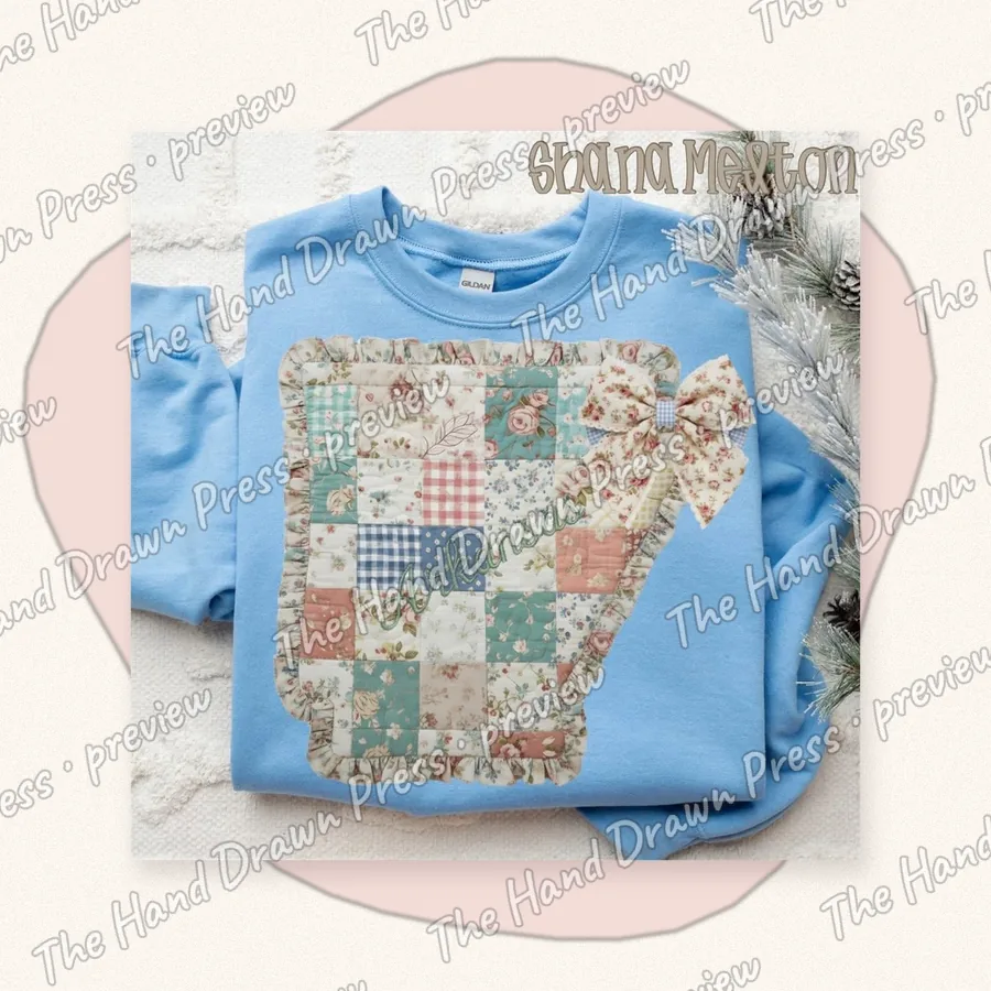 Quilted Ruffle State Patchwork 8
