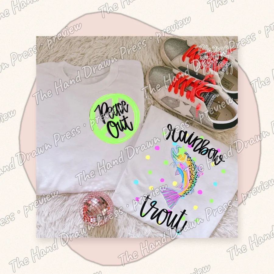Rainbow Unicorn Roll Out hand drawn PNG design