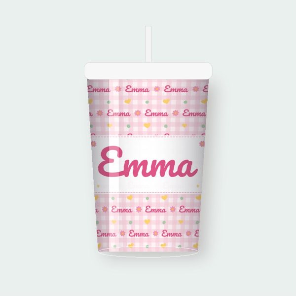 Kids Emma Blossom personalized tumbler