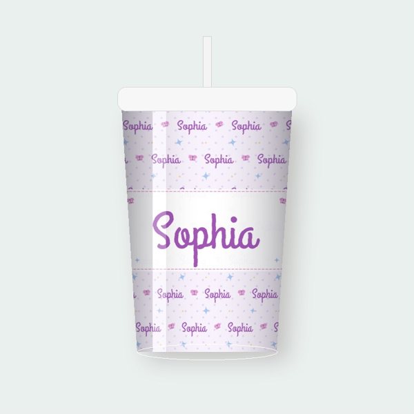 Kids Sophia Butterfly personalized tumbler