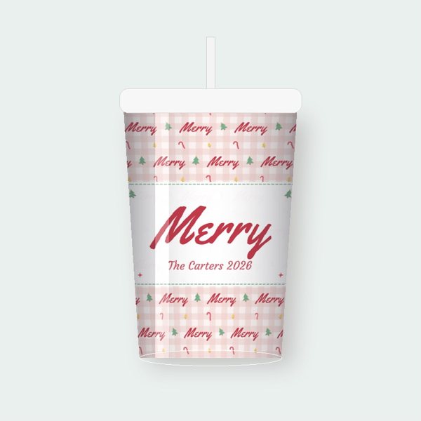 Christmas Merry Candy personalized tumbler